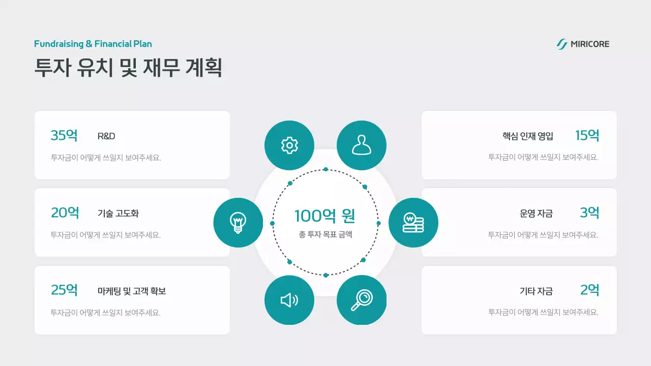 하늘색 모던 스마트 정보 전달 IR