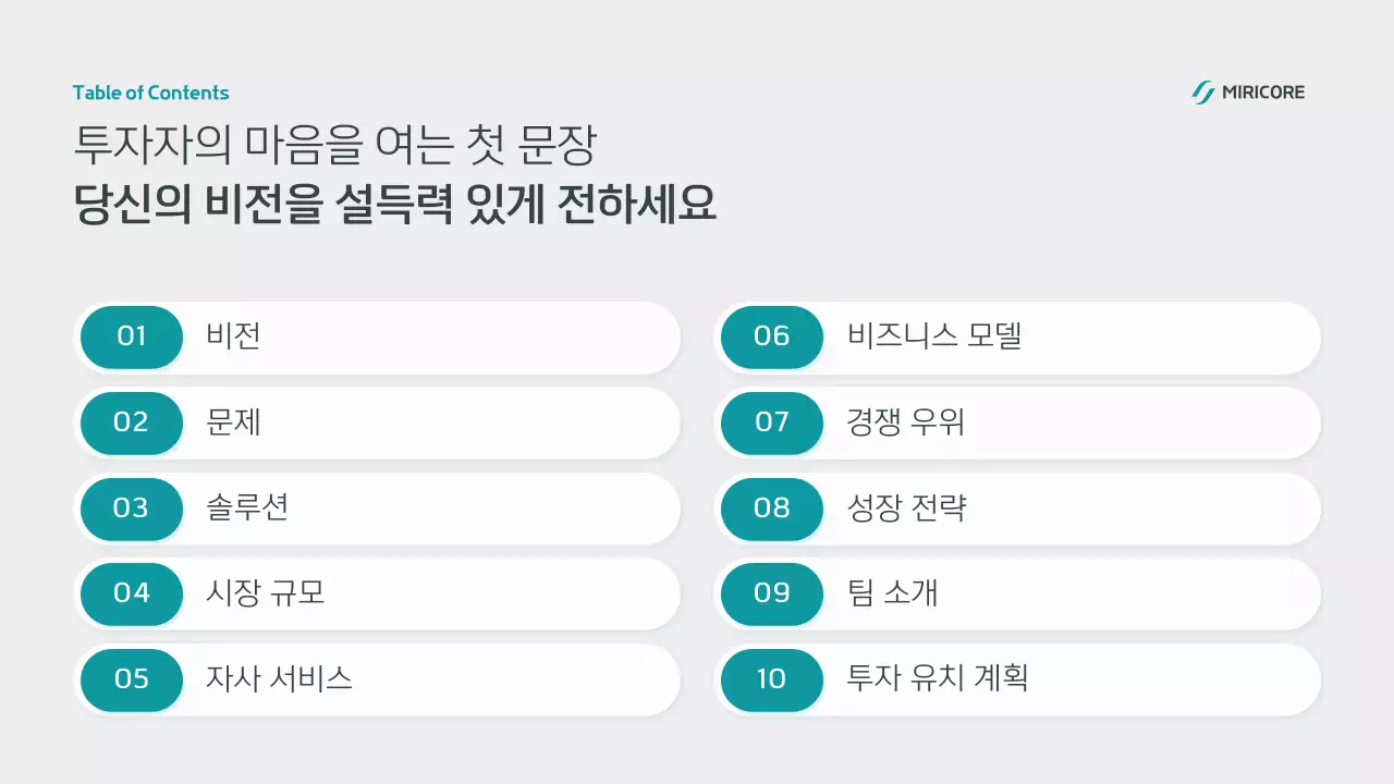 하늘색 모던 스마트 정보 전달 IR