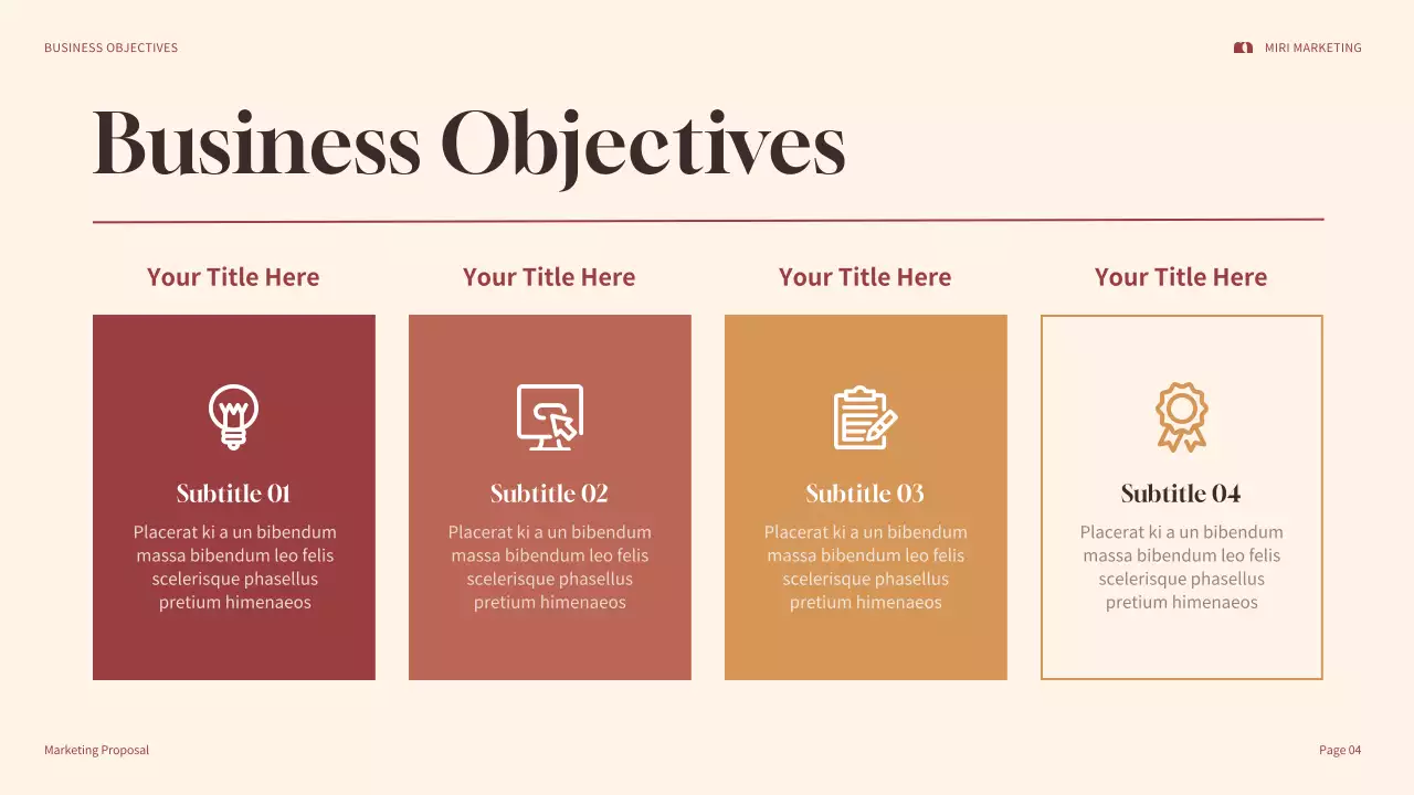 Red Modern Marketing Plan Presentation