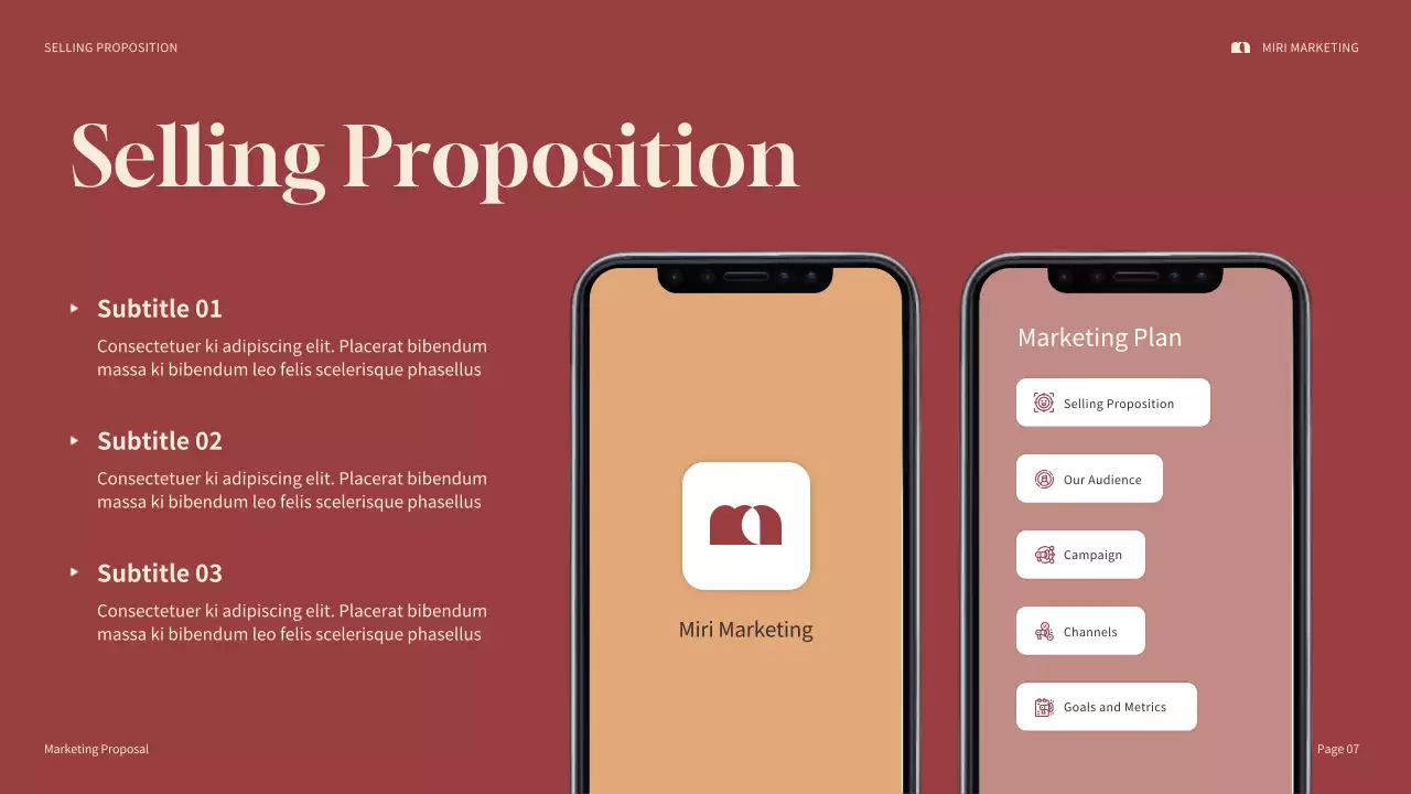 Red Modern Marketing Plan Presentation