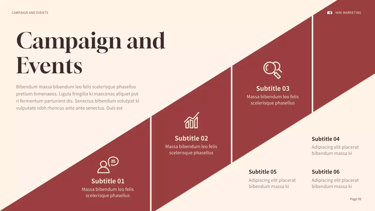 Red Modern Marketing Plan Presentation