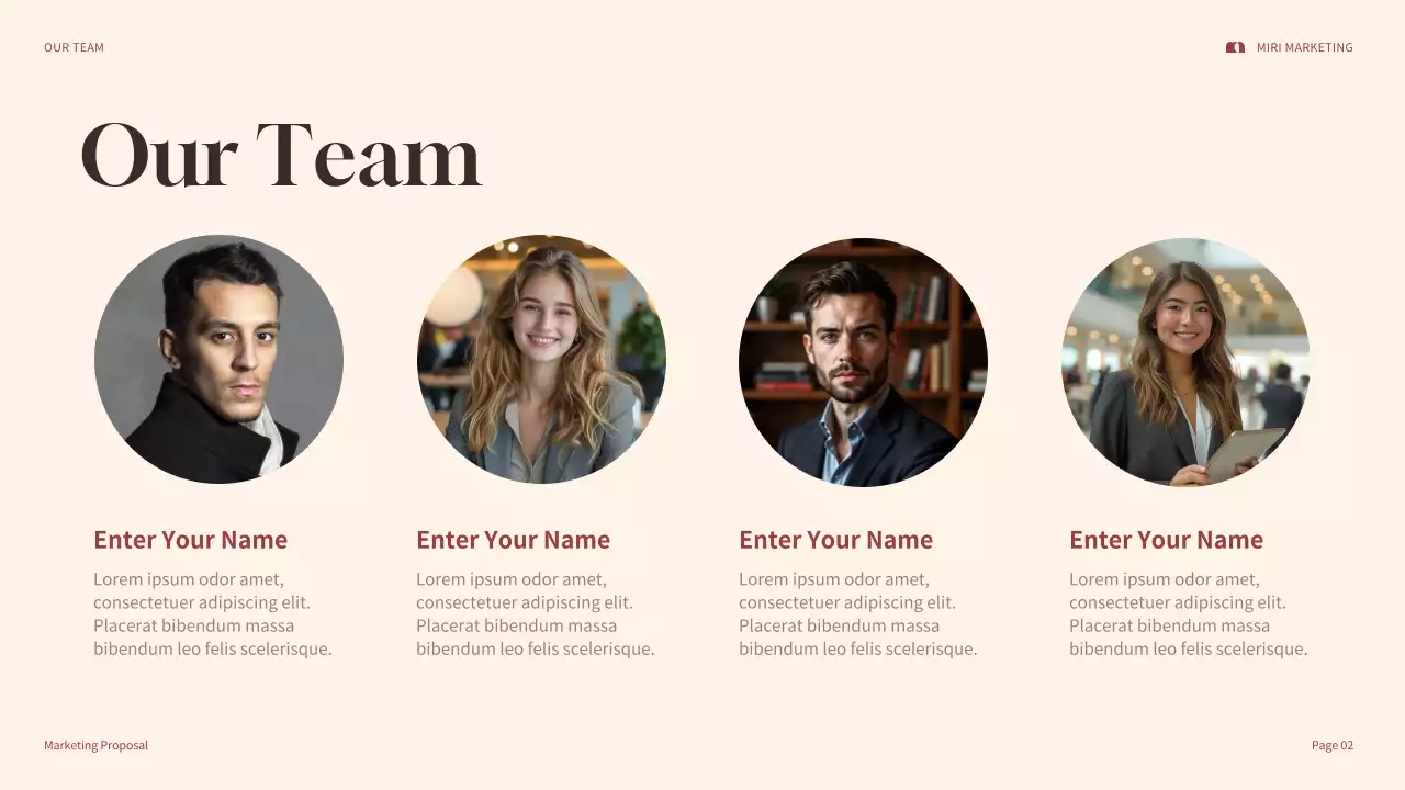 Red Modern Marketing Plan Presentation