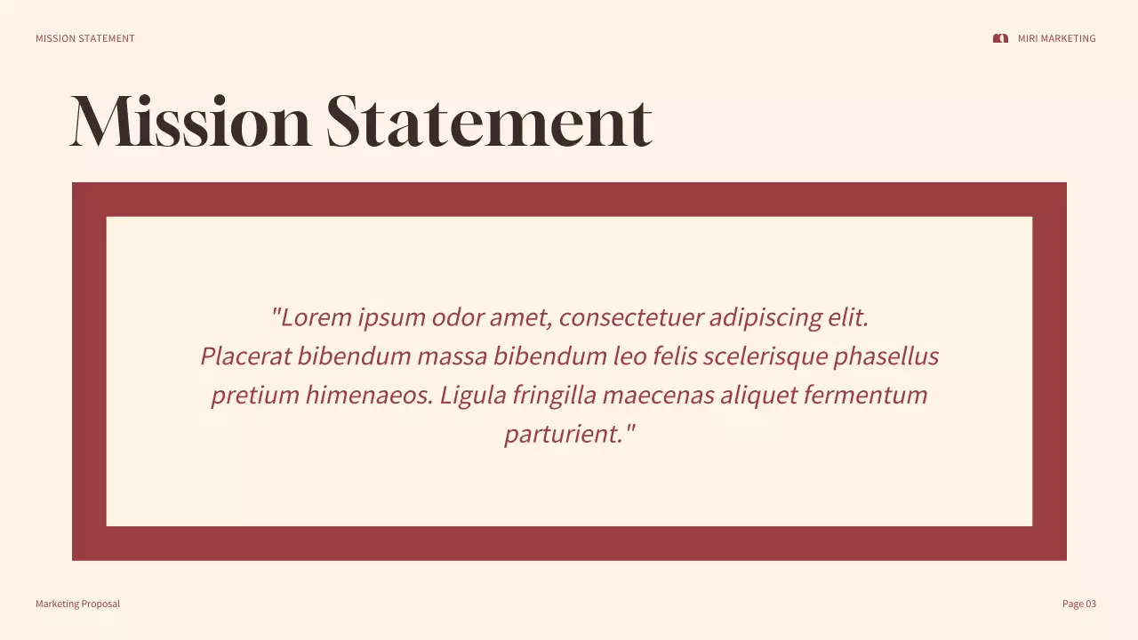 Red Modern Marketing Plan Presentation