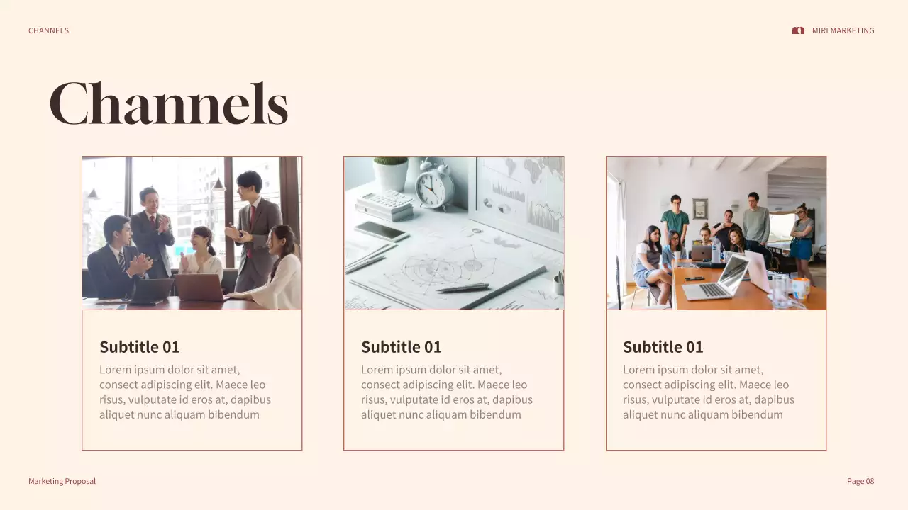 Red Modern Marketing Plan Presentation