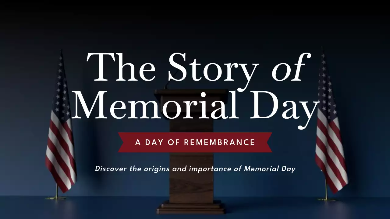 Blue Traditional Memorial Day Guide YouTube Thumbnail