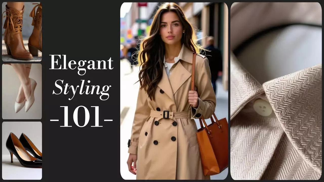 Beige Elegant Fashion Guide YouTube Thumbnail