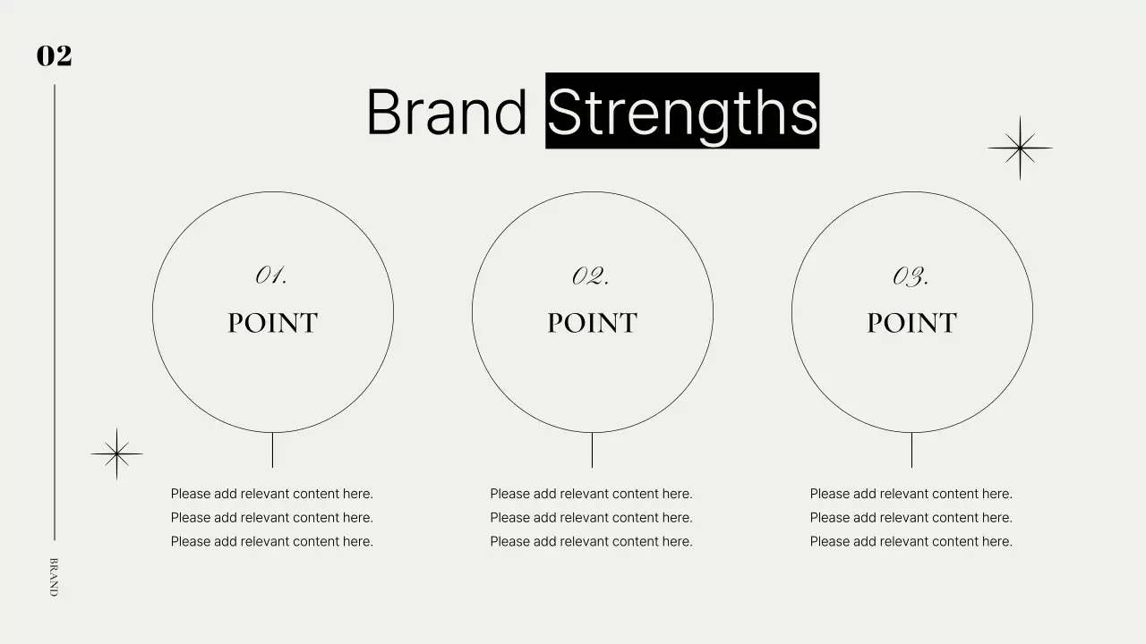 흑백의 모던한 브랜드 소개서