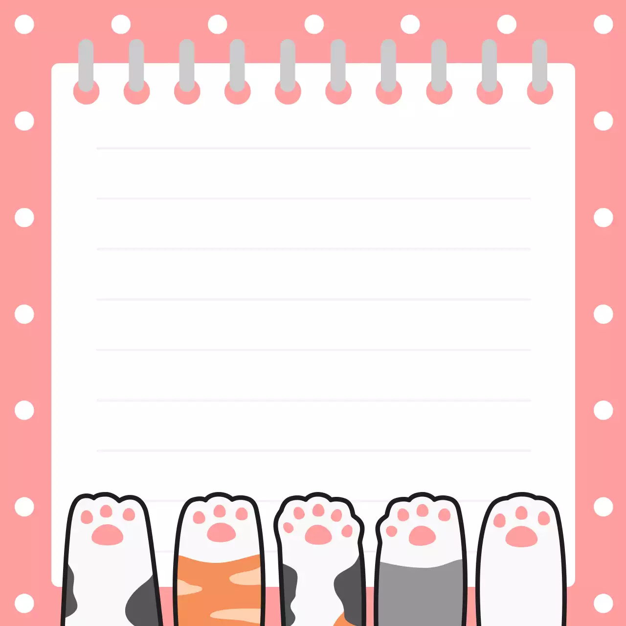 Perencana Catatan Lucu Merah Muda