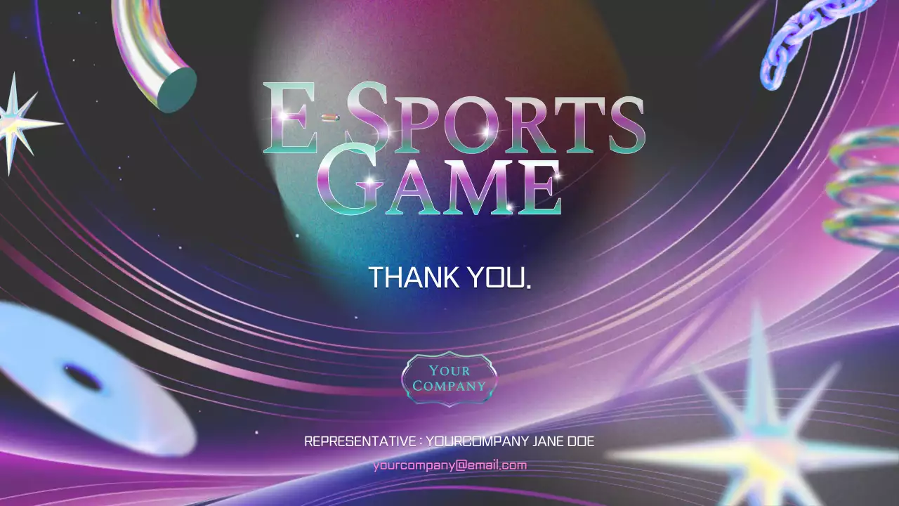 블랙사이버 E스포츠 프로모션 프리젠테이션