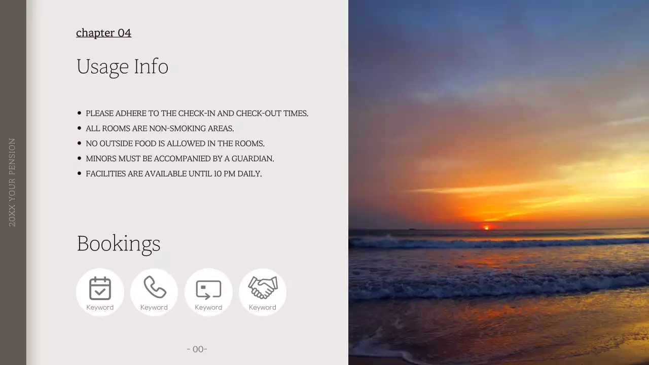 Beige Elegant Pension Guide Presentation