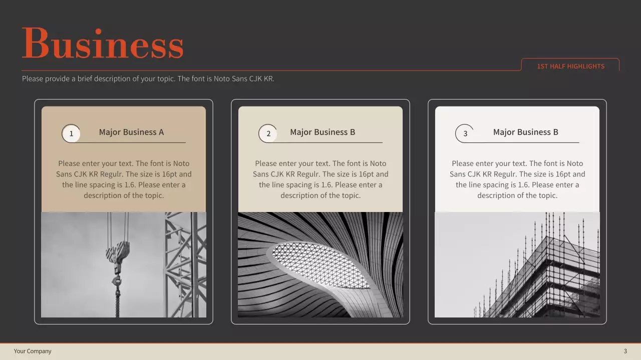 Grey Professional Business Report Presentation