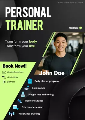 Personal Trainer brochure promotion