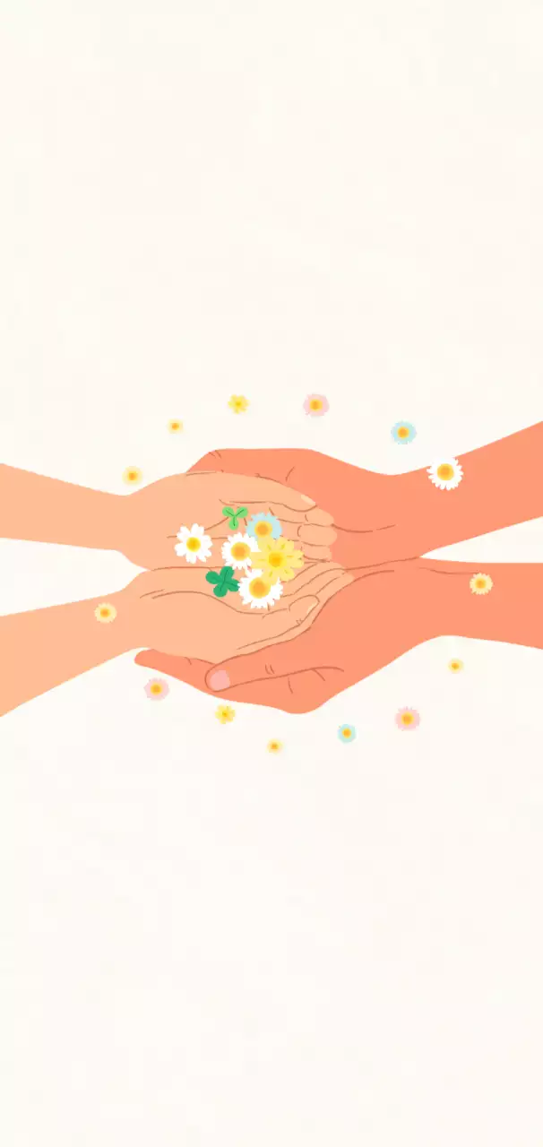 아이보리 심플 감사 인사