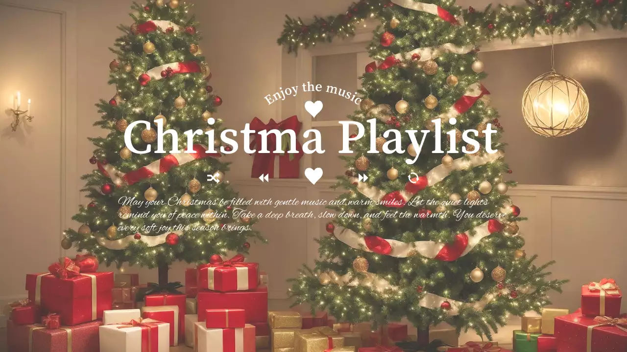 초록과 빨강의 아늑한 크리스마스 플레이리스트