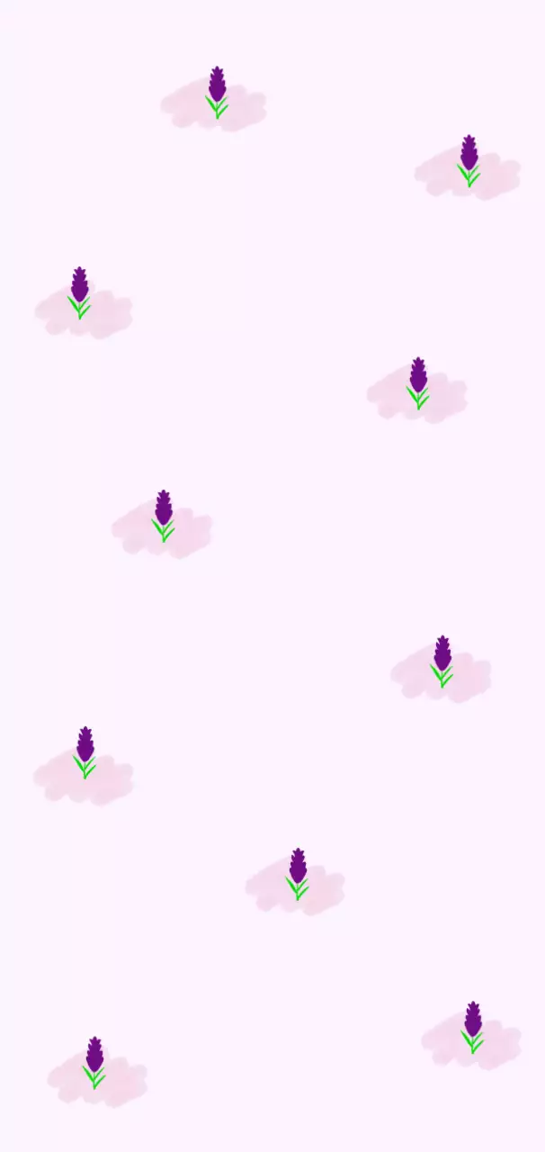 연보라 미니멀 자연 포토프레임