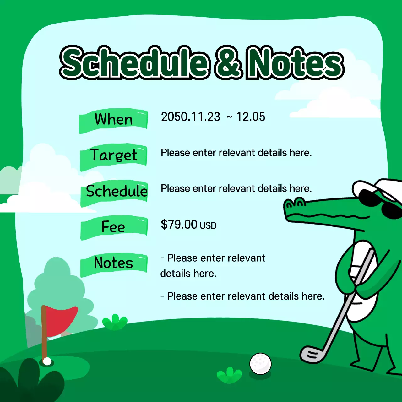 Green Cartoon Sports Recruitment Instagram Carousel