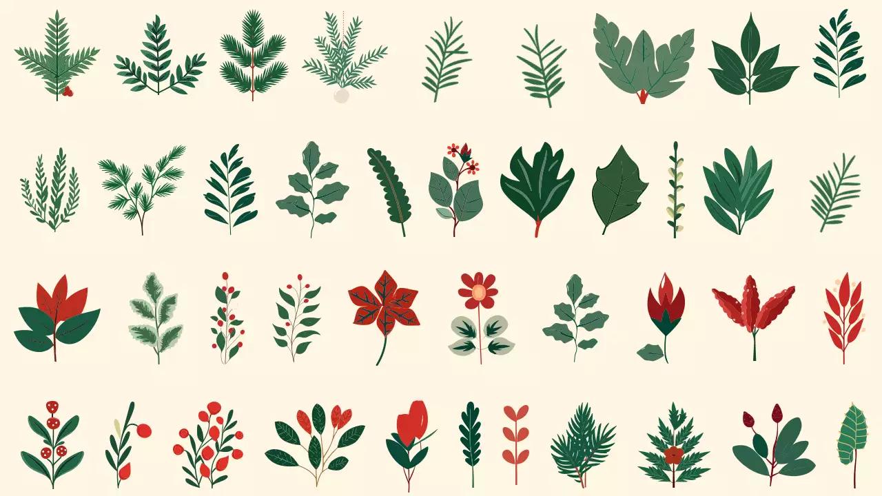 Green Traditional Christmas Decoration Guide Presentation