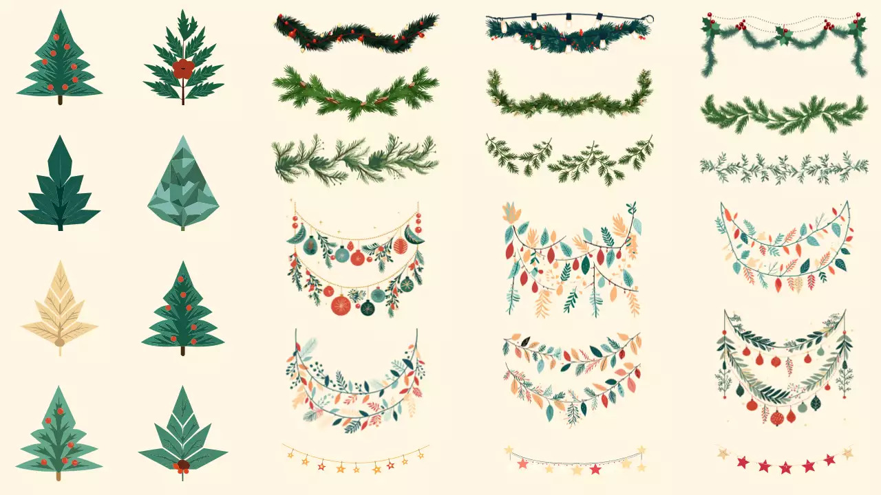 Green Traditional Christmas Decoration Guide Presentation