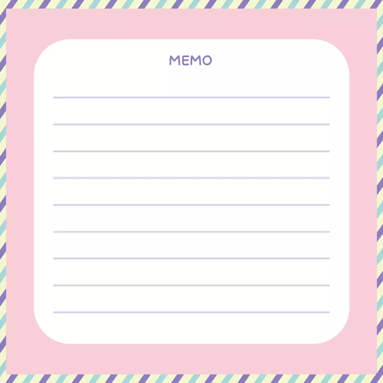 핑크 심플 노트 문구