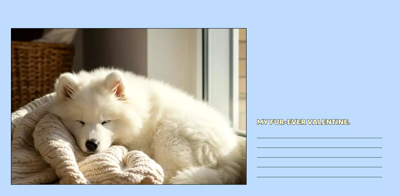 노랑 귀여운 반려동물 캘린더