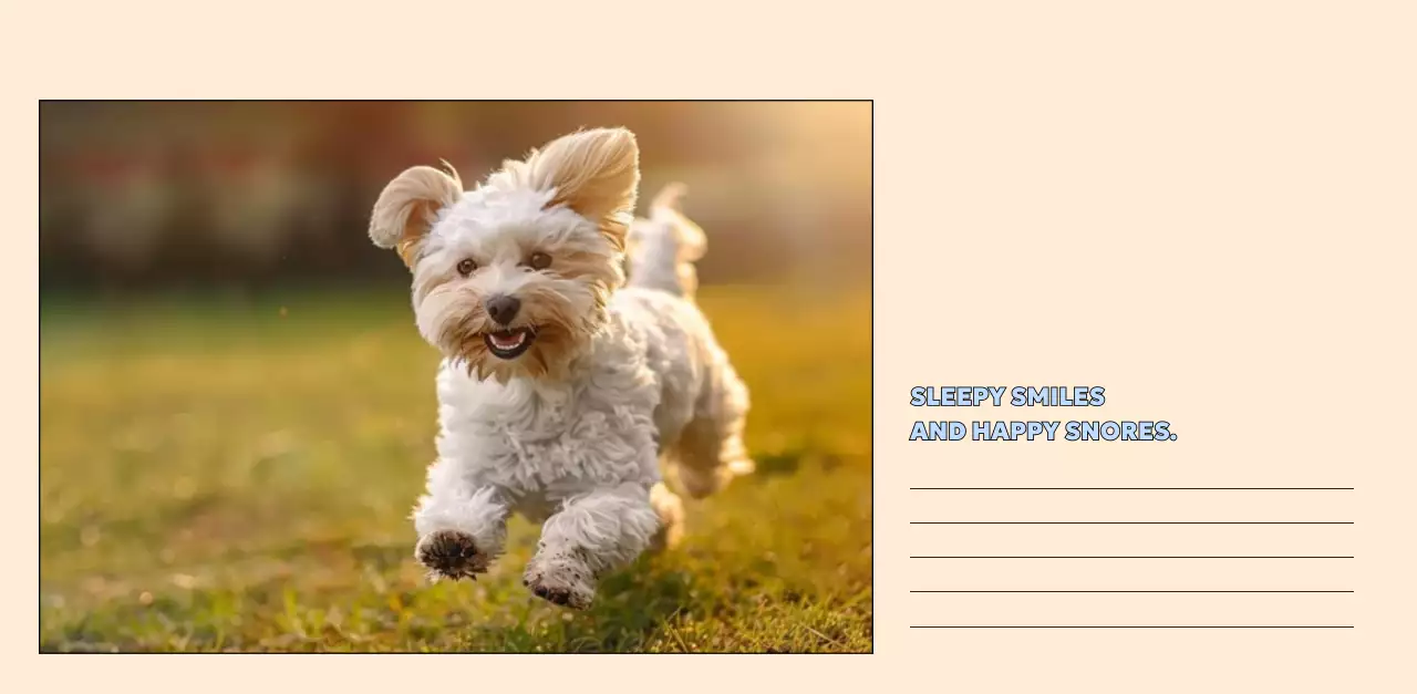 노랑 귀여운 반려동물 캘린더