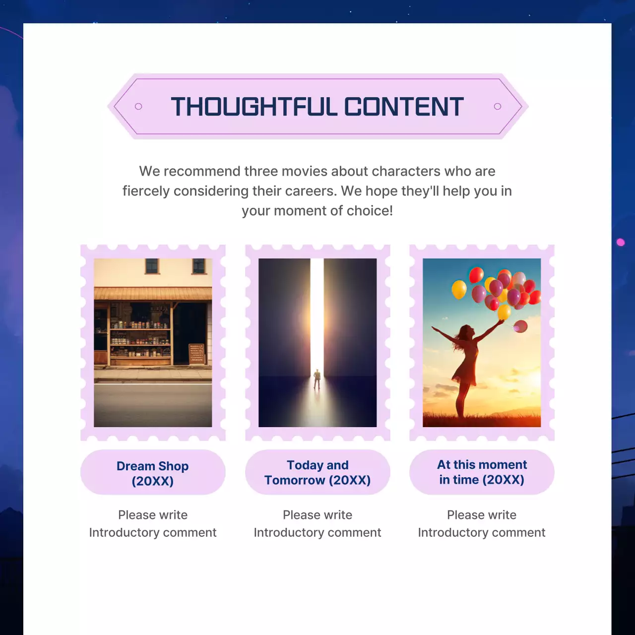 Khuyến mãi tư vấn lo lắng thời thượng với màu xanh hải quân và tím