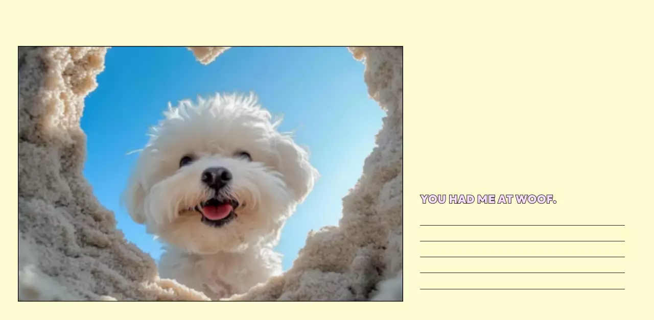 노랑 귀여운 반려동물 캘린더