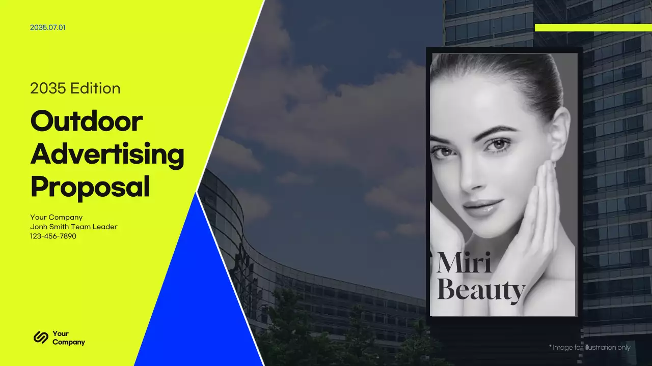 Yellow Modern Advertising Proposal Presentation