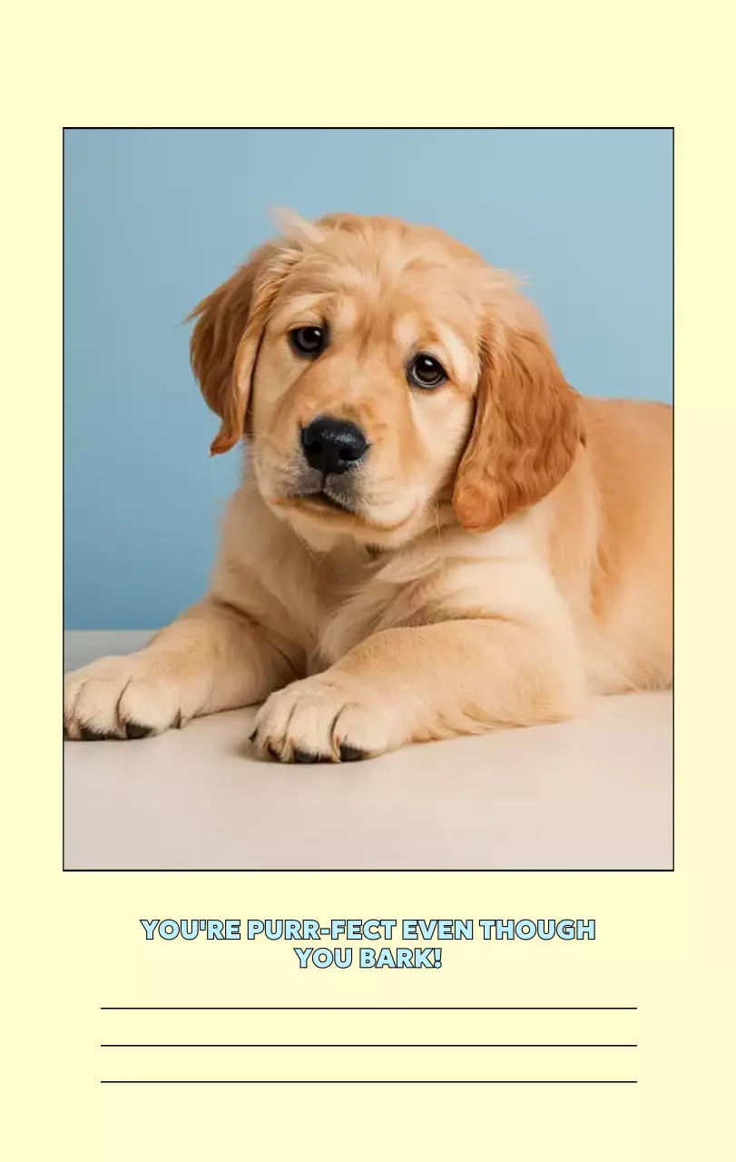 베이지 아기자기한 반려동물 캘린더