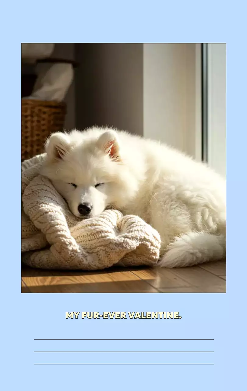 베이지 아기자기한 반려동물 캘린더