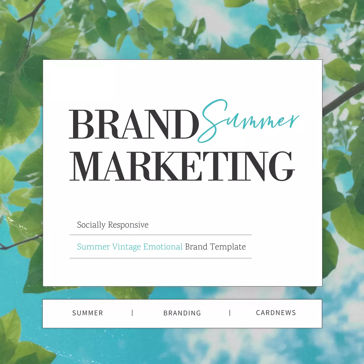 Teal Modern Brand Promotion Instagram Carousel