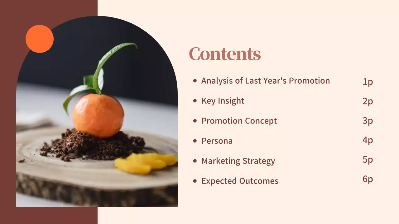 A calm and simple Valentine's Day planner with orange accents on a warm brown background.