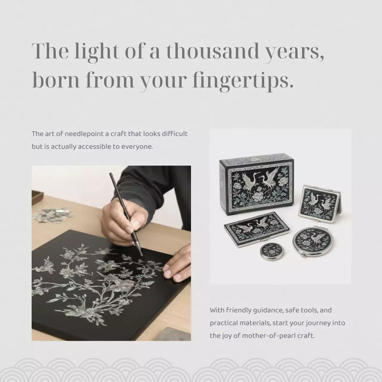 kelas seni tradisional abu-abu