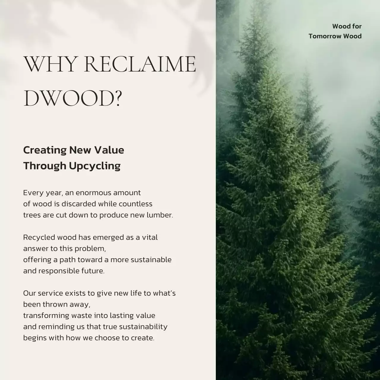 brown rustic wood promotion