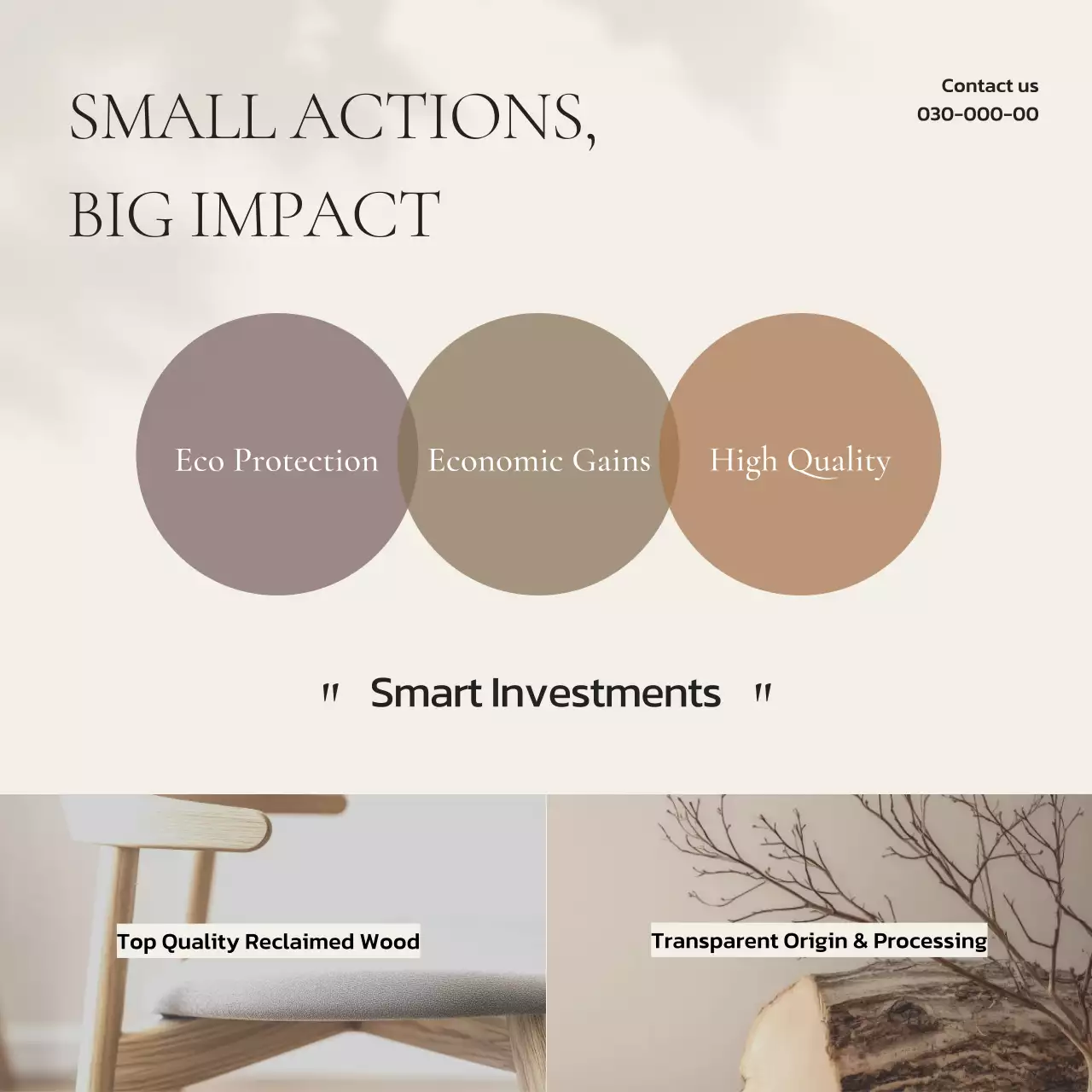 brown rustic wood promotion