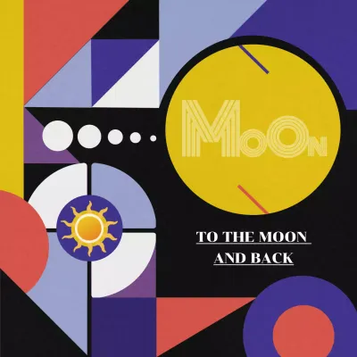 A retro yellow and black album cover post