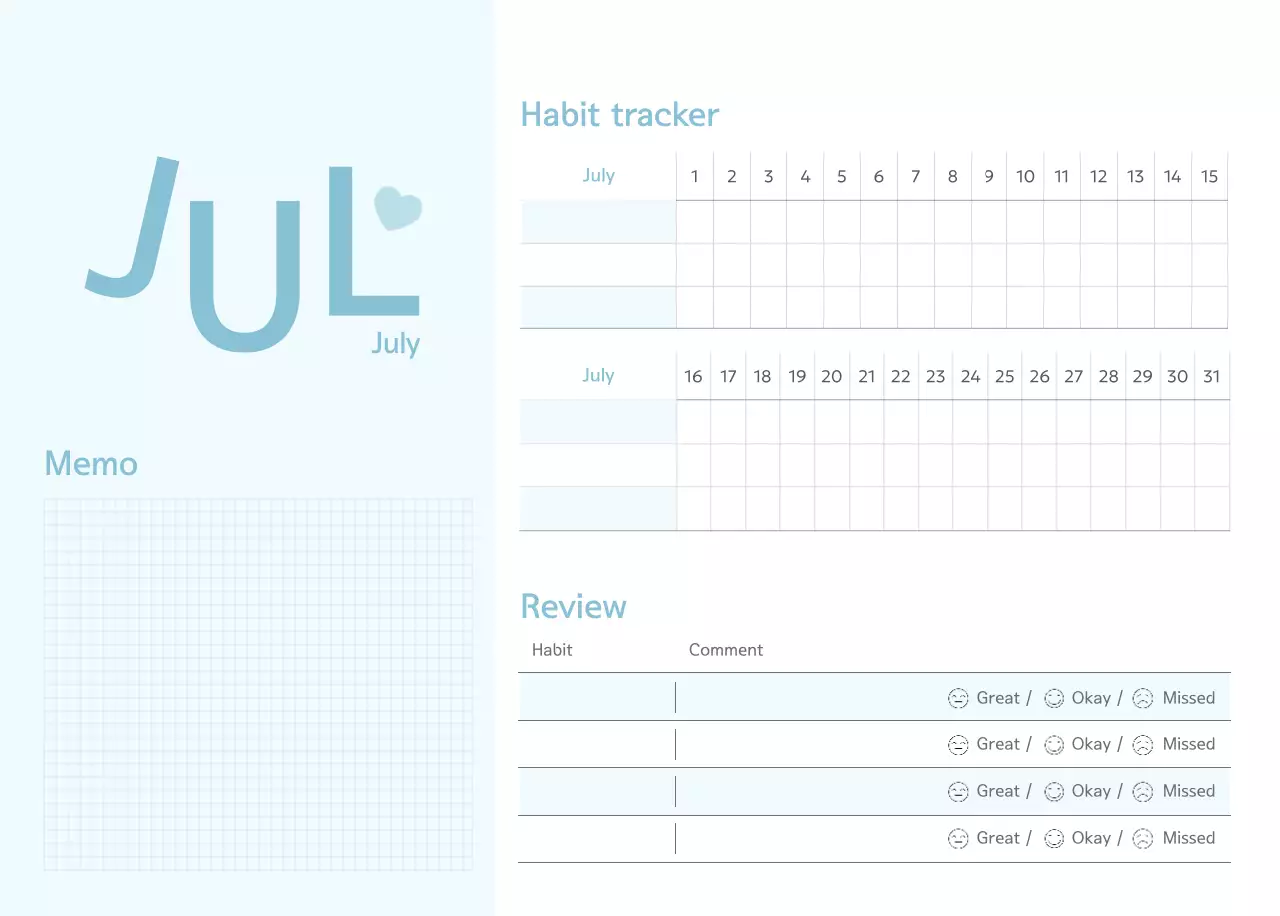 연두 심플 달력 캘린더