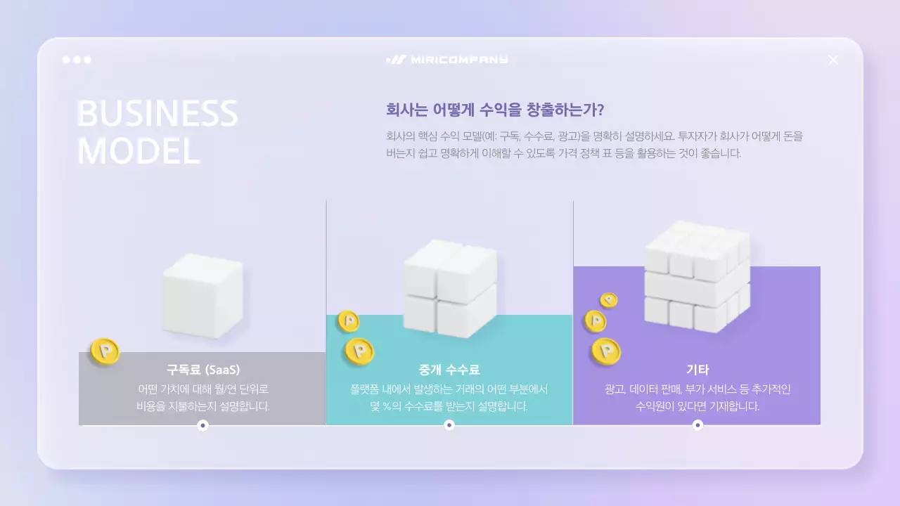 연보라 미니멀 비즈니스 매뉴얼 IR