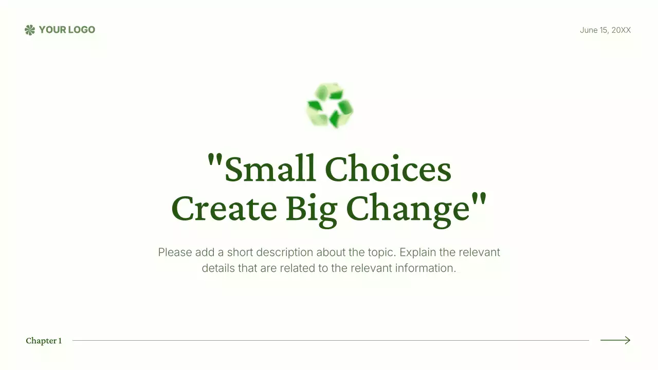 Green Modern Sustainability Lecture Presentation