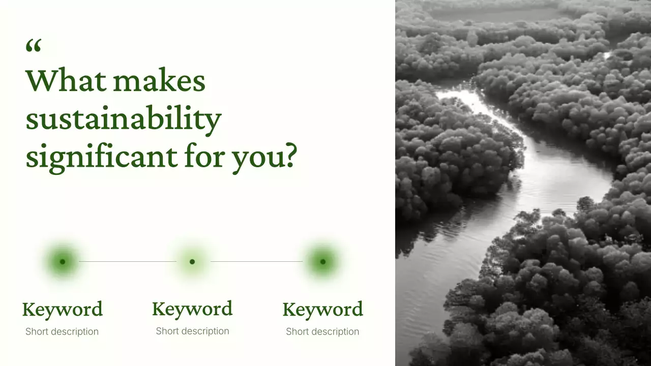 Green Modern Sustainability Lecture Presentation