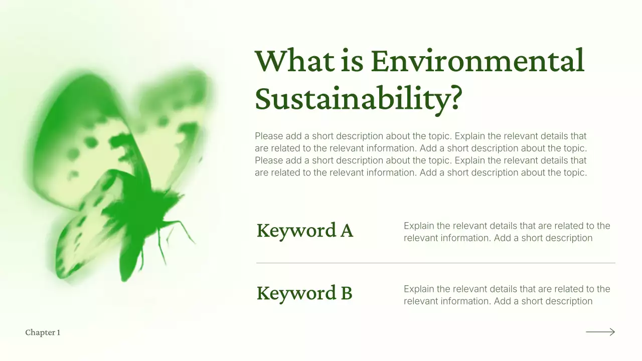 Green Modern Sustainability Lecture Presentation