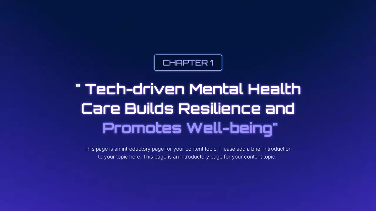 Purple Modern Mental Health Lecture Presentation