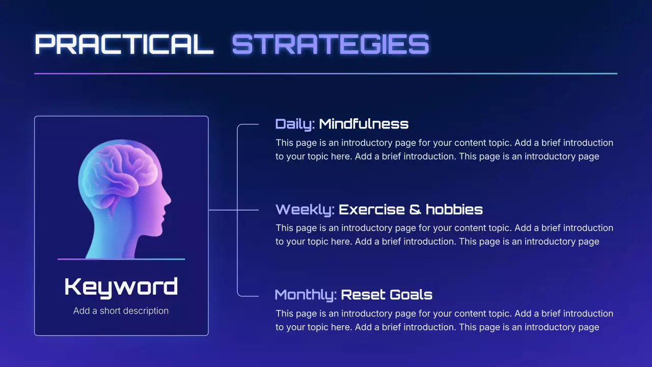 Purple Modern Mental Health Lecture Presentation