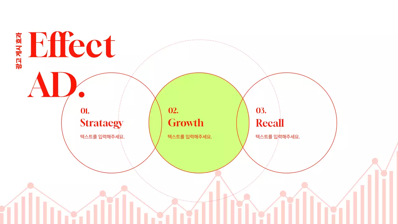 빨강색과 연두색의 모던 스타일 비즈니스 광고