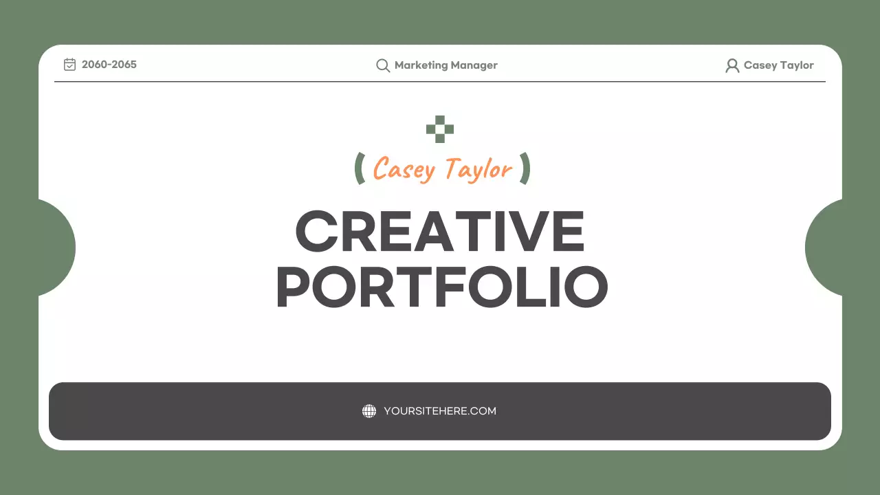 Green Modern Portfolio Presentation