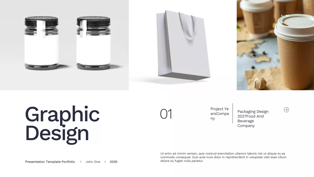 Orange Modern Portfolio Presentation