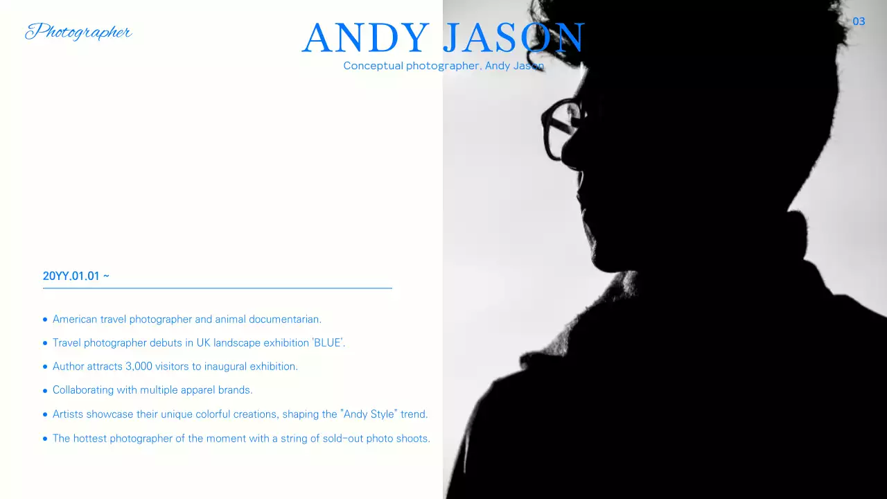 블랙 트렌디 초상화 보고서 프레젠테이션