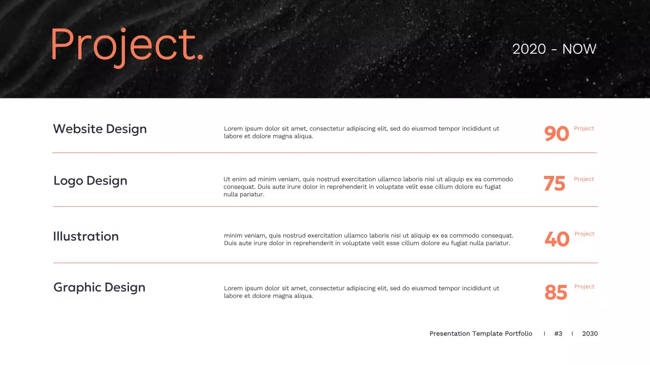 Orange Modern Portfolio Presentation