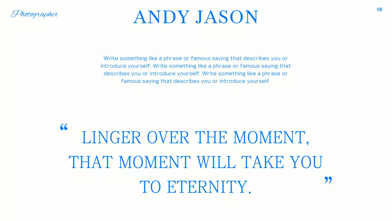 블랙 트렌디 초상화 보고서 프레젠테이션