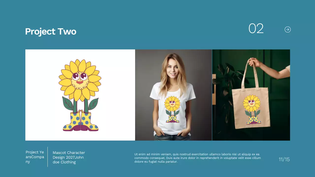 Orange Modern Portfolio Presentation